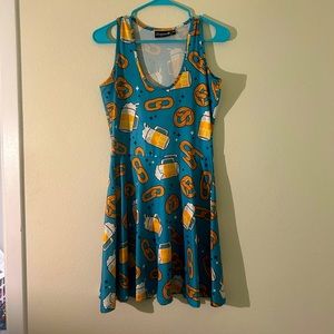 Sourpuss Beer and Pretzels Dress sz M